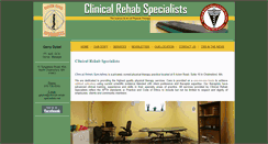 Desktop Screenshot of clinical-rehab-specialists.net